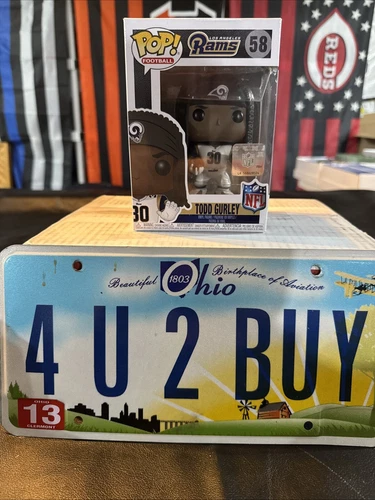 Todd Gurley Los Angeles Rams 58 NFL Funko Pop Vinyl Home Jersey