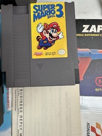 Nintendo NES Action Set Console Complete In Box w/Orange Zapper Mario 1, 2 & 3