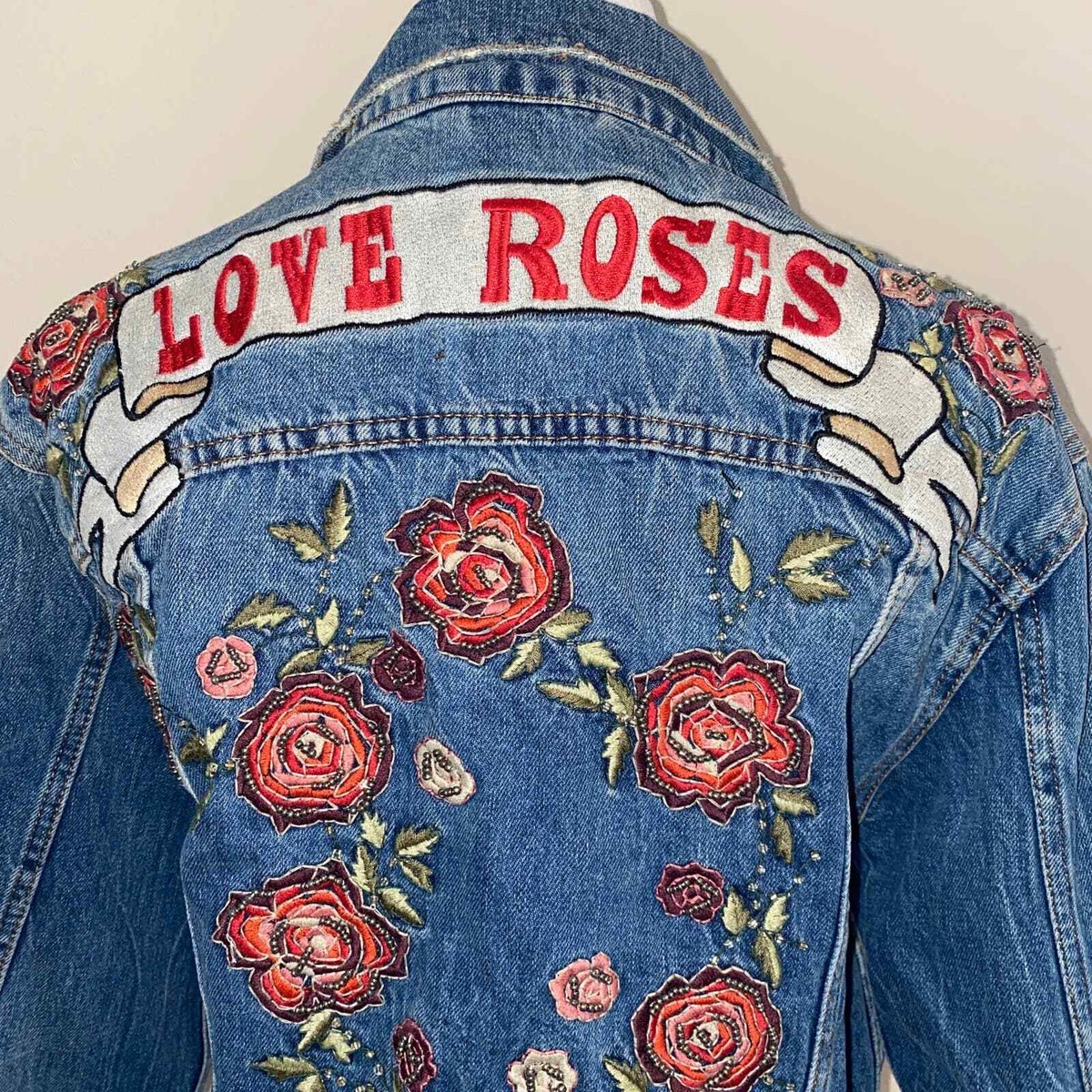 ジャケット・アウター ZARA flower denim jacket FLORAL PRINT DENIM JACKET - Multicolored | ZARA United States