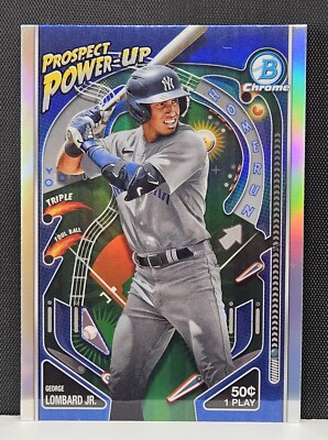 2024 Bowman Chrome George Lombard Jr. #PP-17 Prospect Power-Up - Yankees