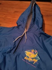 Vintage 1990 Symantec jacket XL blue PC software pull over 90s