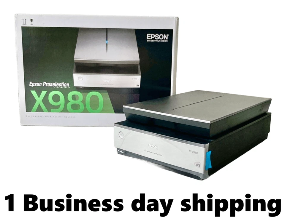 Epson Perfection EPSON GT-X980 V850 Pro High-performance film Scanner New - Image 1 of 4