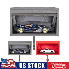 3D Car Garage Key Holder with Opening Door, Key Holder for Wall HOT (Black)