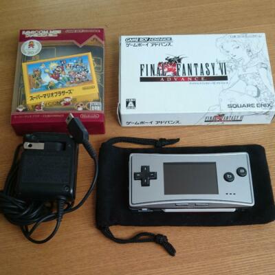 Nintendo Game Boy Advancemicro Silver Super Mario Bros. FINAL