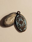 Vintage O Mary Conceived Without Sin  and Jesus with halo. double pendant — photo 1