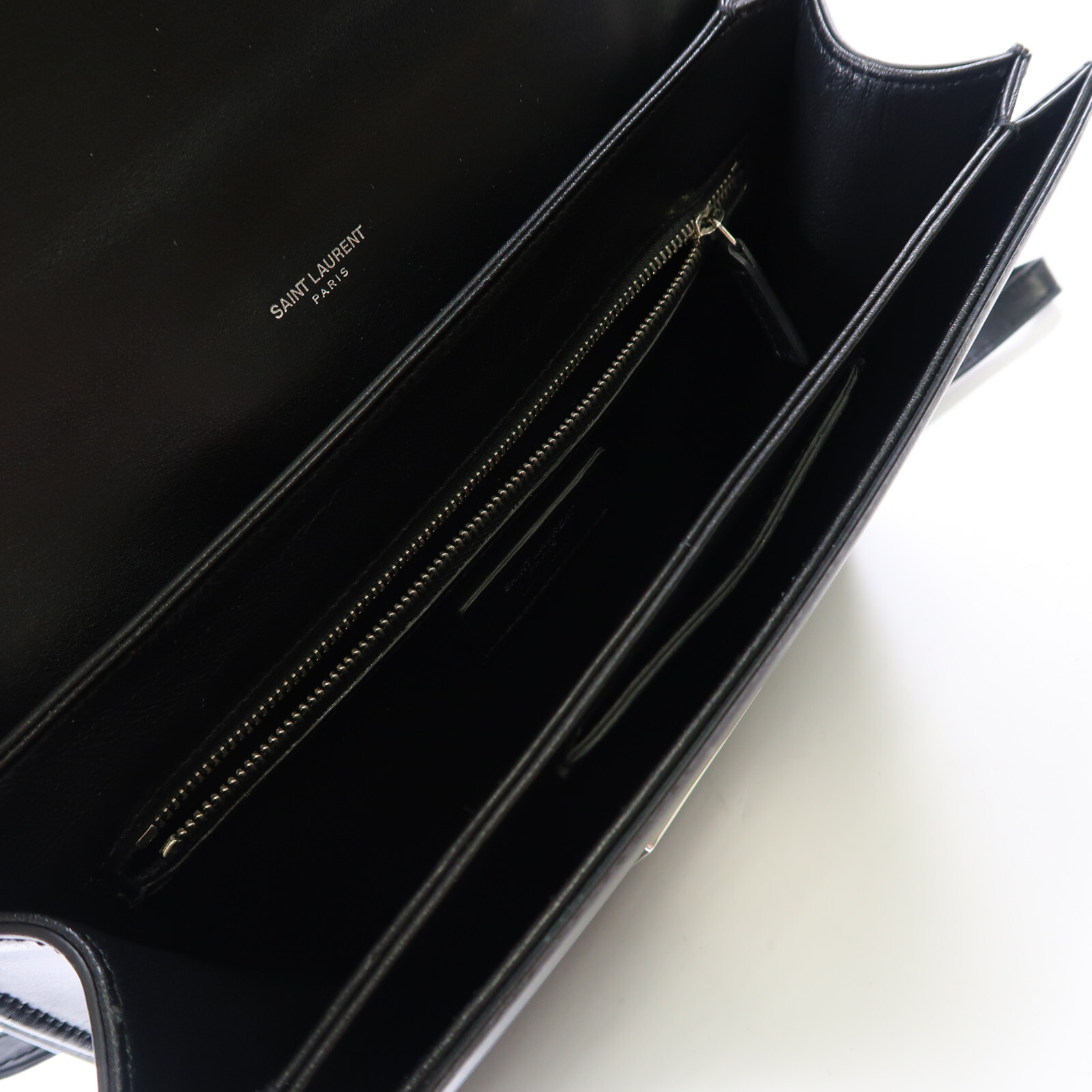 Borsa da lavoro SAINT LAURENT YSL SHW borsa a 2 vie MAWG A00065 Babylon pelle nera