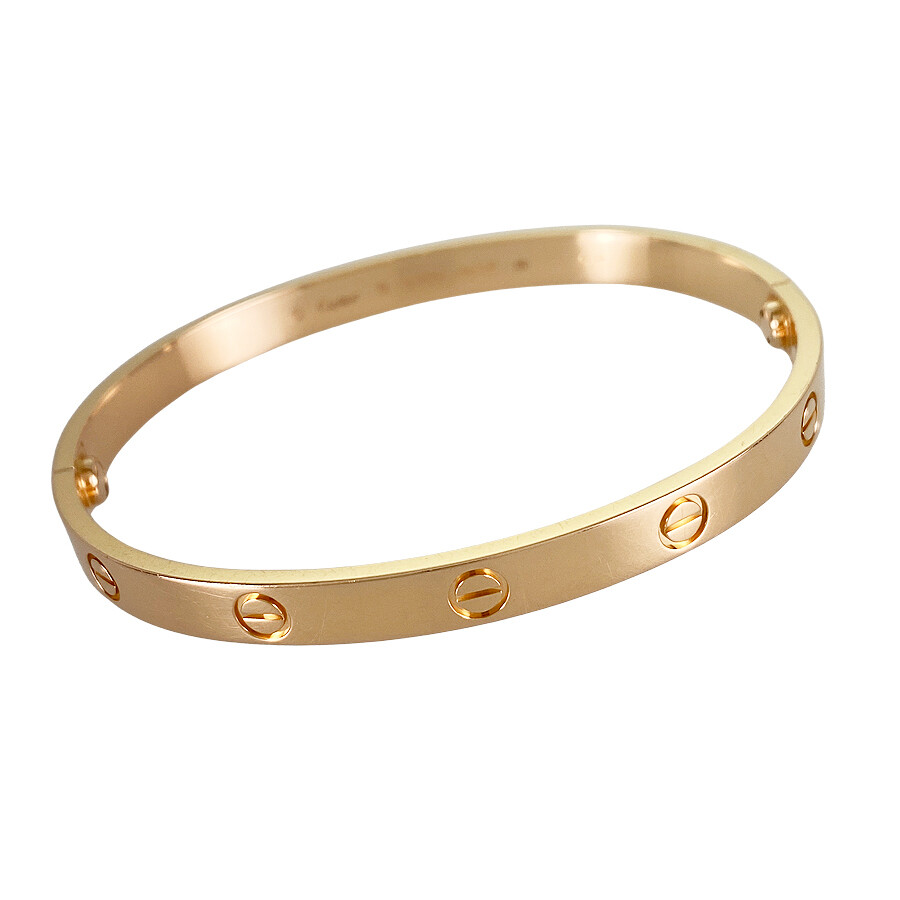 Cartier Love Bracelet in 18K Rose Gold with Screw Design