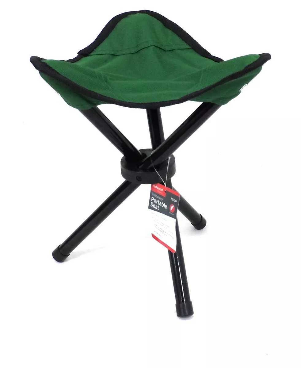 Portable Folding 3 Leg Tripod Seat Stool Camping Travel Fishing Chair  Festival