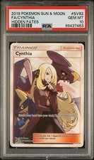 2019 POKEMON SUN & MOON HIDDEN FATES SV82 FULL ART/CYNTHIA PSA 10 on eBay