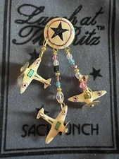 Lunch At The Ritz PROP PLANES PIN; New, Never Worn!