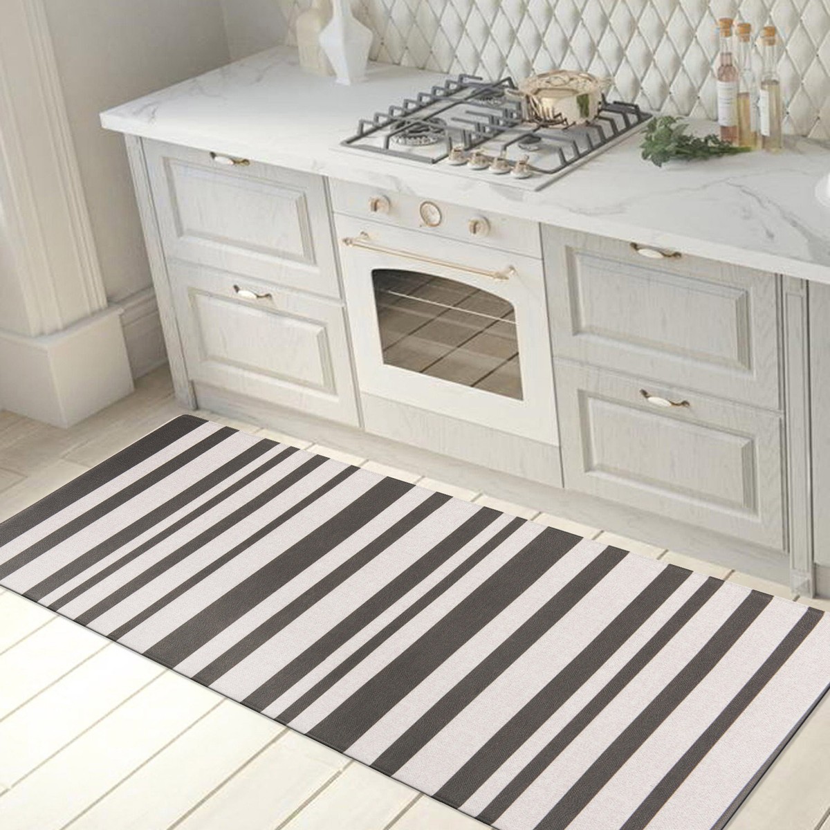 Black And White Striped Kitchen Floor Beetlejuice Interiors: How To