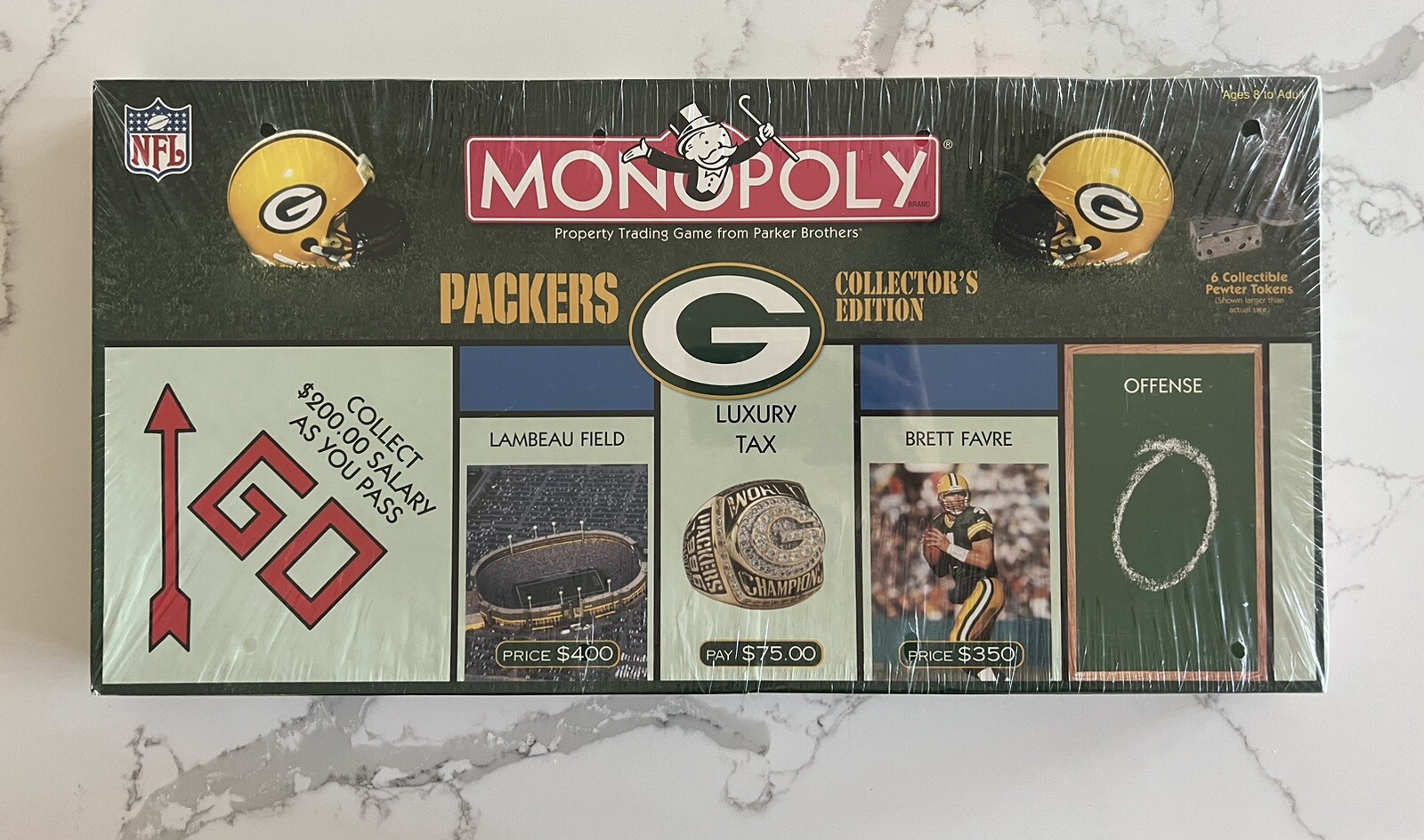 Vintage Green Bay Packers Monopoly ’00 Brett Favre Edition Unopened