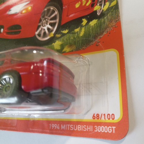 Matchbox Mainline MITSUBISHI 3000GT Diecast 1/64th Scale Cars Toys Red Carded - Picture 7 of 8