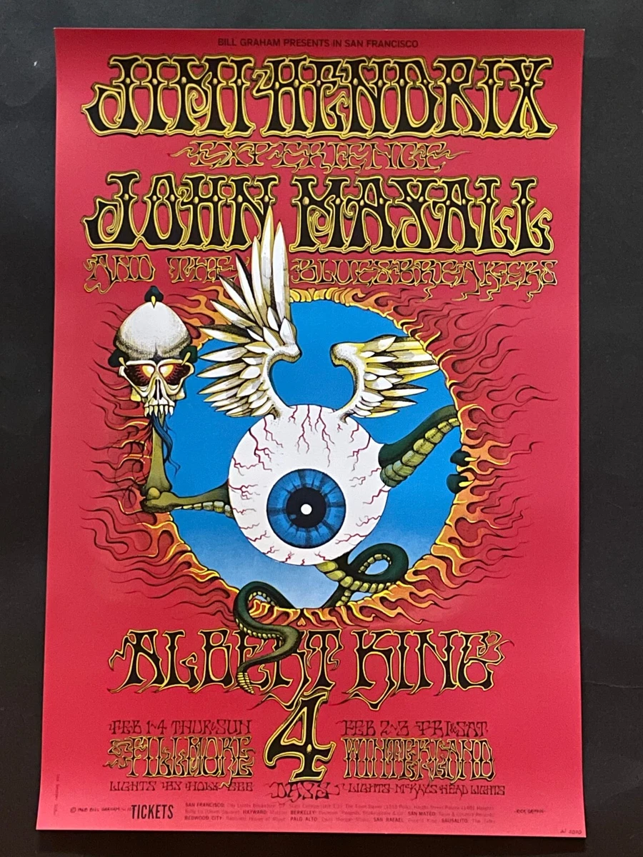 Original Jimi Hendrix Posters for sale | eBay