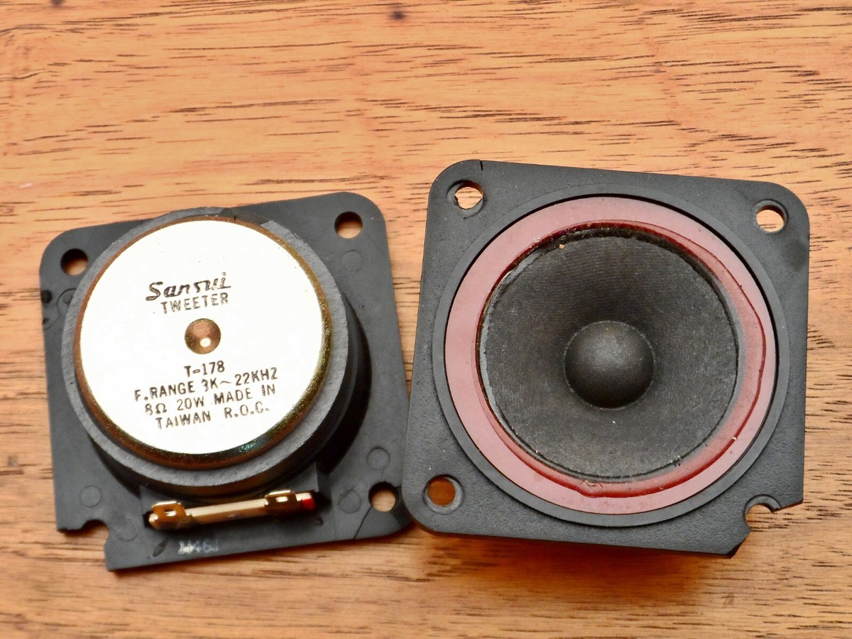 山水　スピーカー Set of Vintage Sansui T-178 Tweeter Replacements 20W | eBay