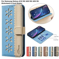 For Samsung Galaxy A16 5G/A26 /A56 Magnetic Leather Wallet Card Case Flip Cover