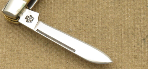 CASE BROTHERS 2004 Stamp - 6468 SS Small Congress Knife - Brown Bone - MINT - Picture 9 of 23