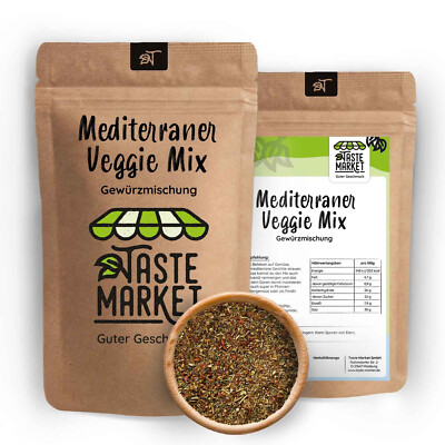 Mediterraner Veggie Mix   GRÖSSENAUSWAHL -  Gewürzsalz   Gemüse, Salate