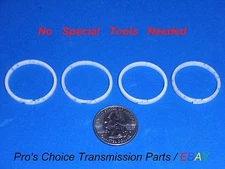 GM TH THM 700-R4 700R4 4L60--NO TOOLS NEEDED--Input Drum / Shaft Teflon Ring Kit
