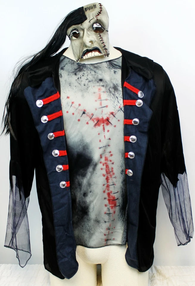 Disfraz Adulto Disfraz Shock Rocker Zombie Deluxe XL Gris Halloween Foto 4 de 4