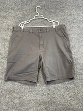 Carhartt Shorts Men’s 46 Canvas Work B52514-M Gray Relaxed Fit Rugged Flt