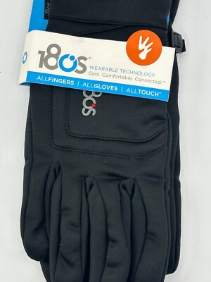 180s Men Gloves Weekender AllTouch Smart Screen Winter Glove, NEW Size Small BLK