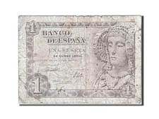 [#259690] Banknote, Spain, 1 Peseta, 1948, 1948-06-19, VG(8-10)