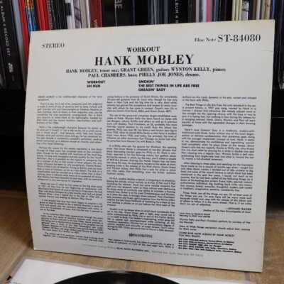 2009 Hank Mobley – Workout Vinyl Record LP – Blue Note ST