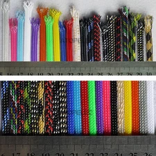 2-10m 4MM Wide TIGHT Braided PET Expandable Sleeve Cable Wire Sheath Mesh Loom