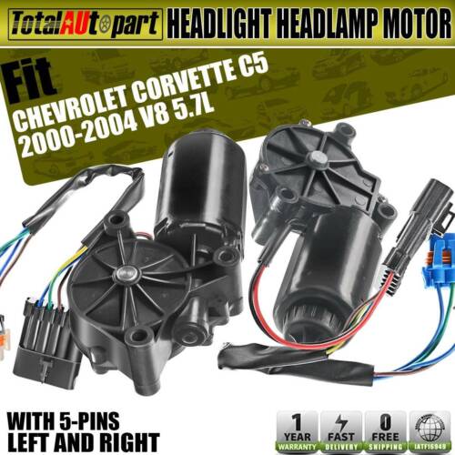 Headlight Headlamp Motor For Chevrolet Corvette C5 2000-2004 Left Side 10351401