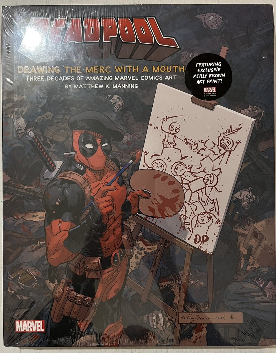 DEADPOOL: DRAWING THE MERC WITH A MOUTH HARDCOVER MARVEL COMICS