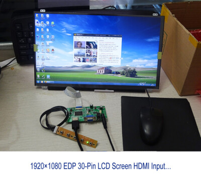 HDMI VGA LCD EDP Controller Board Kit 30pin For LED B156XTN07 - Foto 2