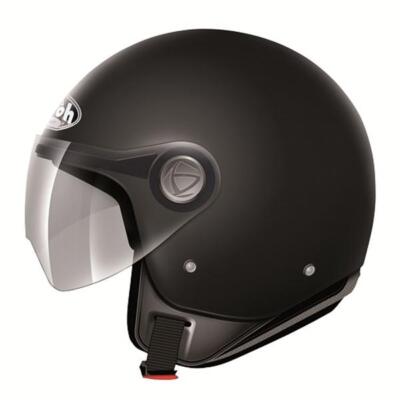 Airoh Compact Color Schwarz Matt Jet Scooter City Motorrad Helm Tour Schutz