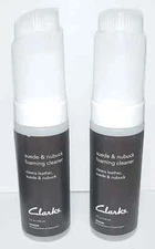 Clarks Suede & Nubuck Leather 5 oz Foaming Cleaner Set of 2