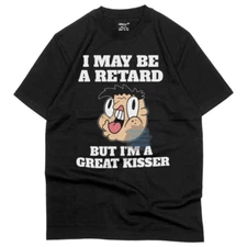 Great Kisser Shirt Funny T-Shirt Offensive Adult Humor Tshirt Vintage Style