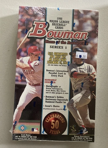 1998 BOWMAN Series 1 Baseball Hobby Box FACTORY SEALED Brand New Box of 24 Packs