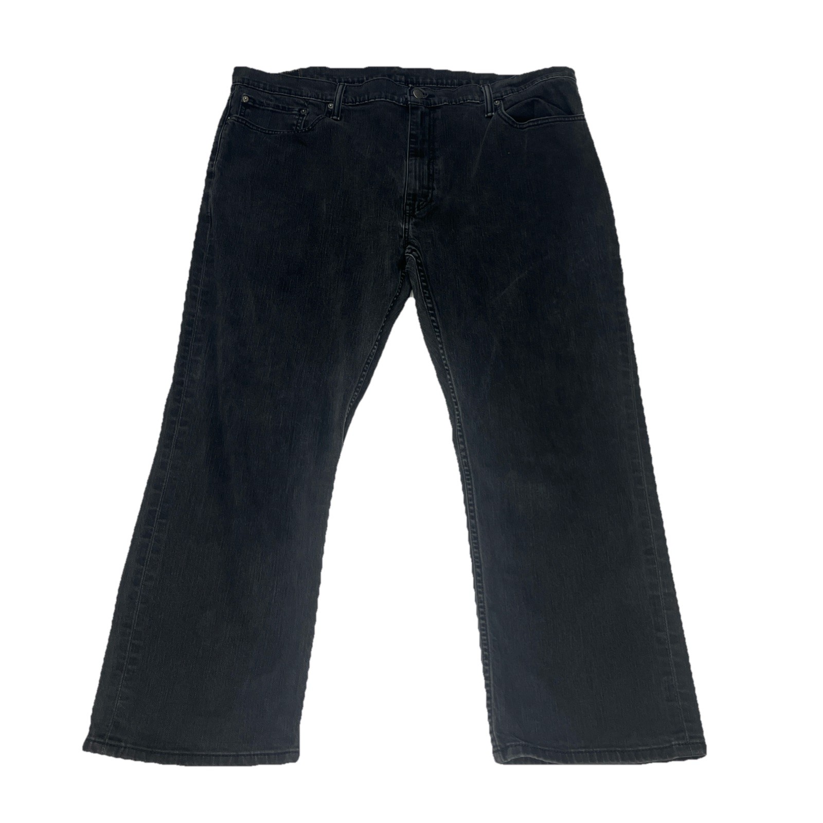 Levi's Men's 559 Relaxed Straight Jeans 44x30 Dark Wash Black Stretch Denim