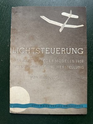 alte Lichtsteuerung Modell 1938, Segelflugmodell (1476)
