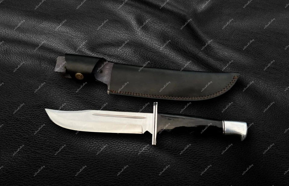 Ручной работы крик кино копия нож Buck 120 нож с ножнами Хэллоуин подарок - Изображение 4 из 4