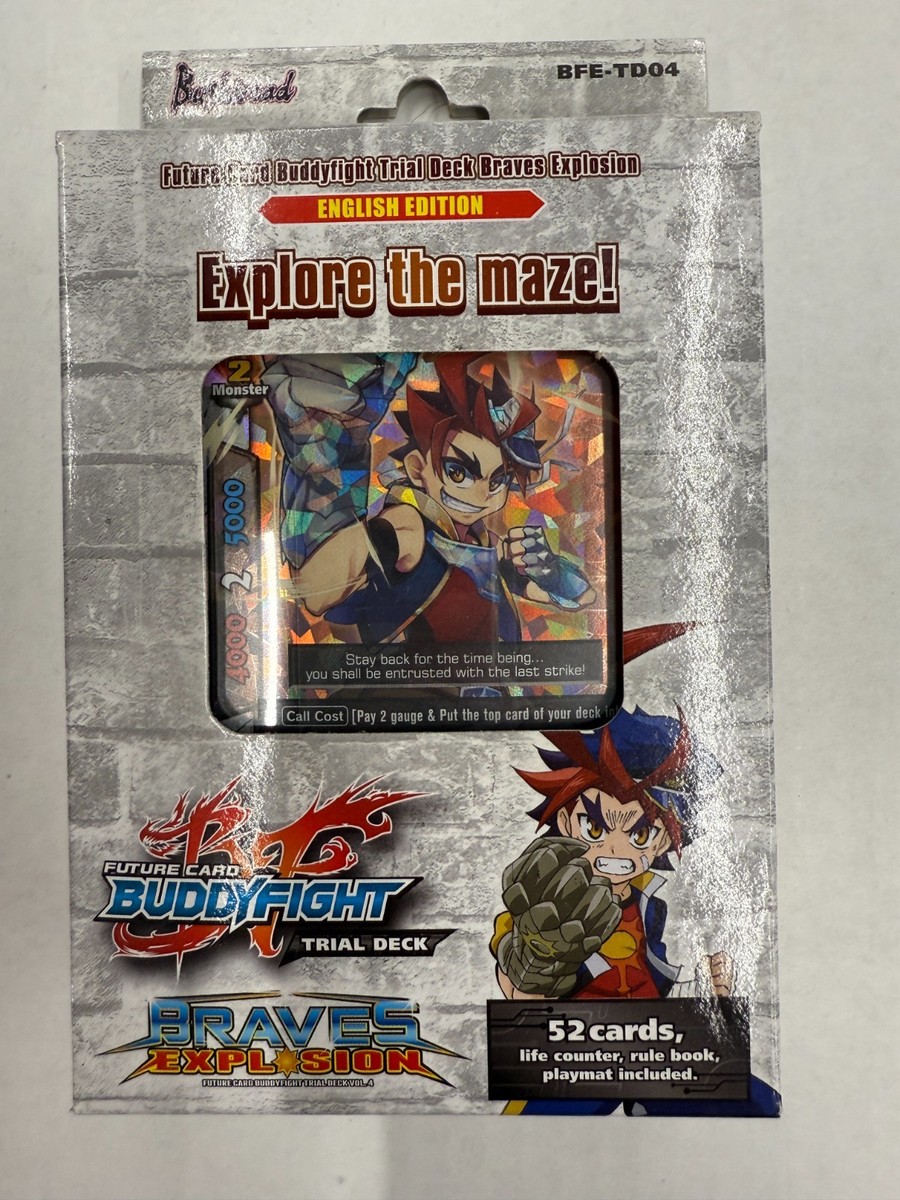 FUTURE CARD BUDDYFIGHT BRAVES EXPLOSION TRIAL DECK New *Factory