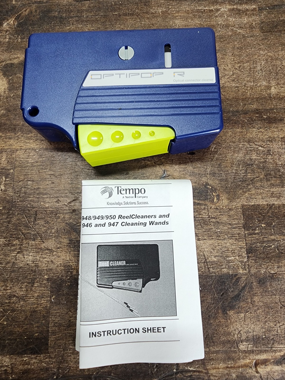 OPTIPOP ATC-RE-03 FIBER OPTIC CONNECTOR CLEANER R3