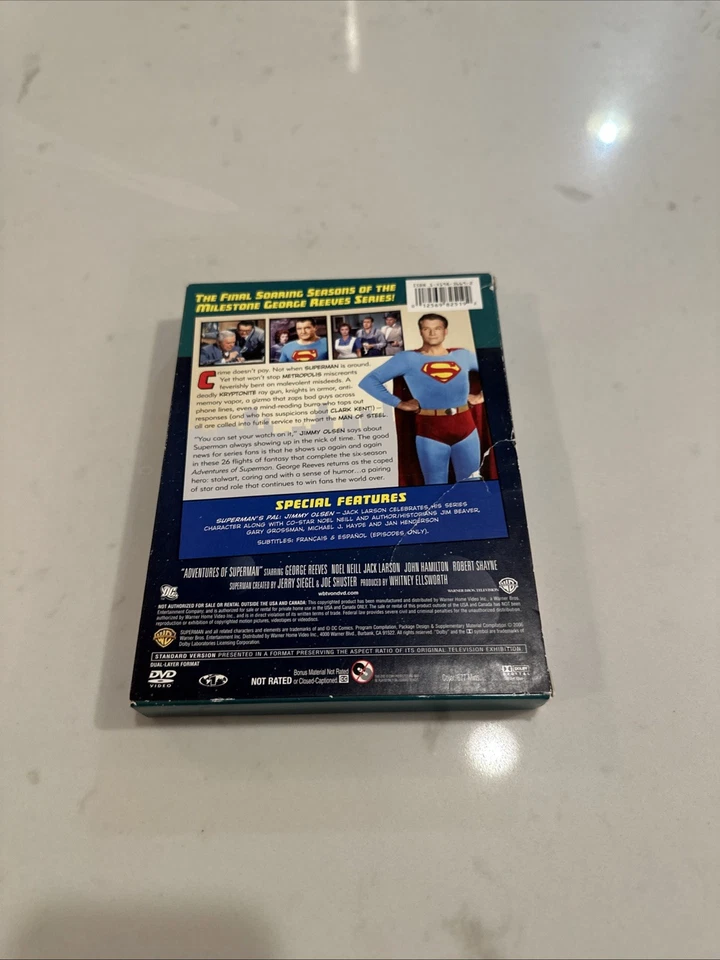 The Adventures of Superman The Complete 5th and 6th Seasons (DVD, 2006, FS) READ - Image 2 of 4