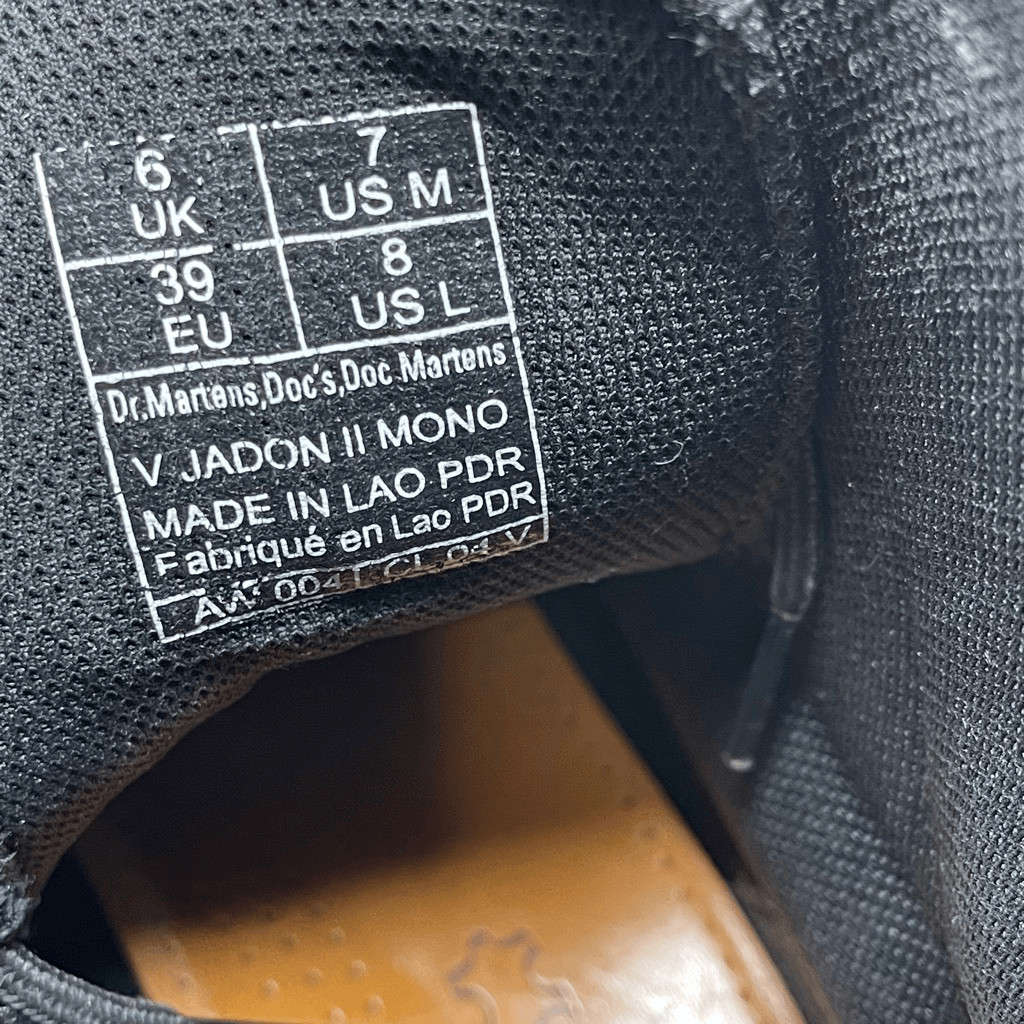 Dr. Doc Martens Vegan Jadon II Mono Platform Black Boots Side Zipper Womens US 8 thumbnail 11