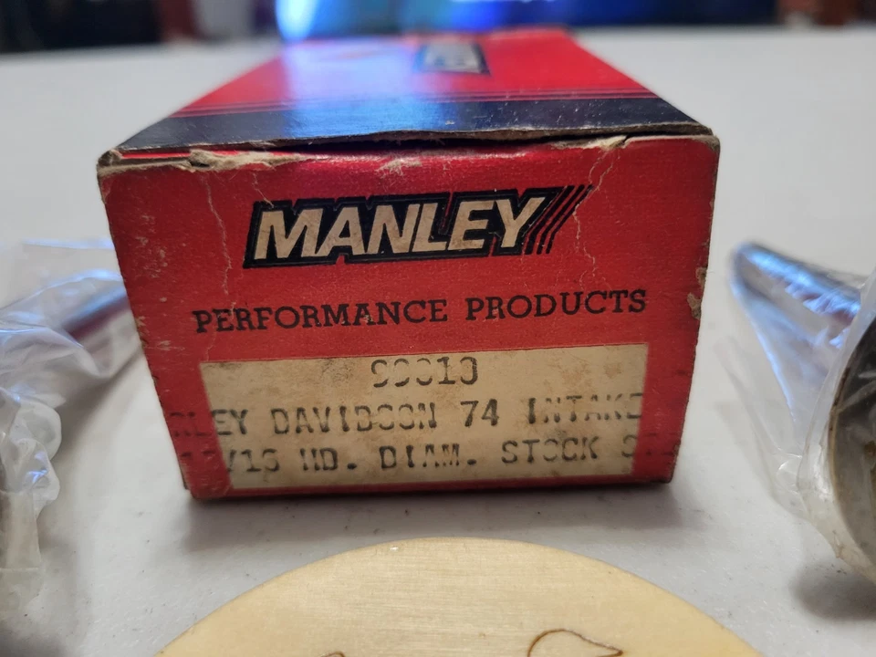 NOVO conjunto de válvulas de admissão Manley 99010-2 para 66-84 Harley Davidson Shovelhead FL FX - Imagem 3 de 4