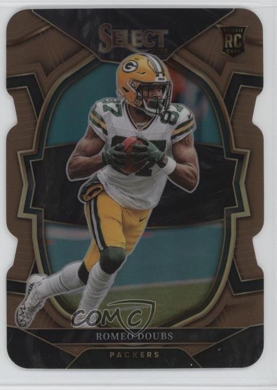 2022 Panini Select Concourse Copper Prizm Die-Cut 26/149 Romeo Doubs #54 lz7