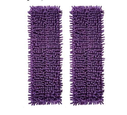 Bona Mop Purple Microfiber Replacement Pad Refill 2-Pack Washable Reusable