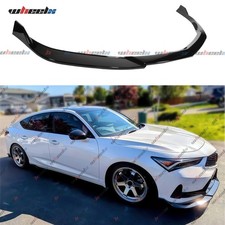 Painted Black Tr-style Front Bumper Lip Body Spoiler For 2023-2026 Acura Integra