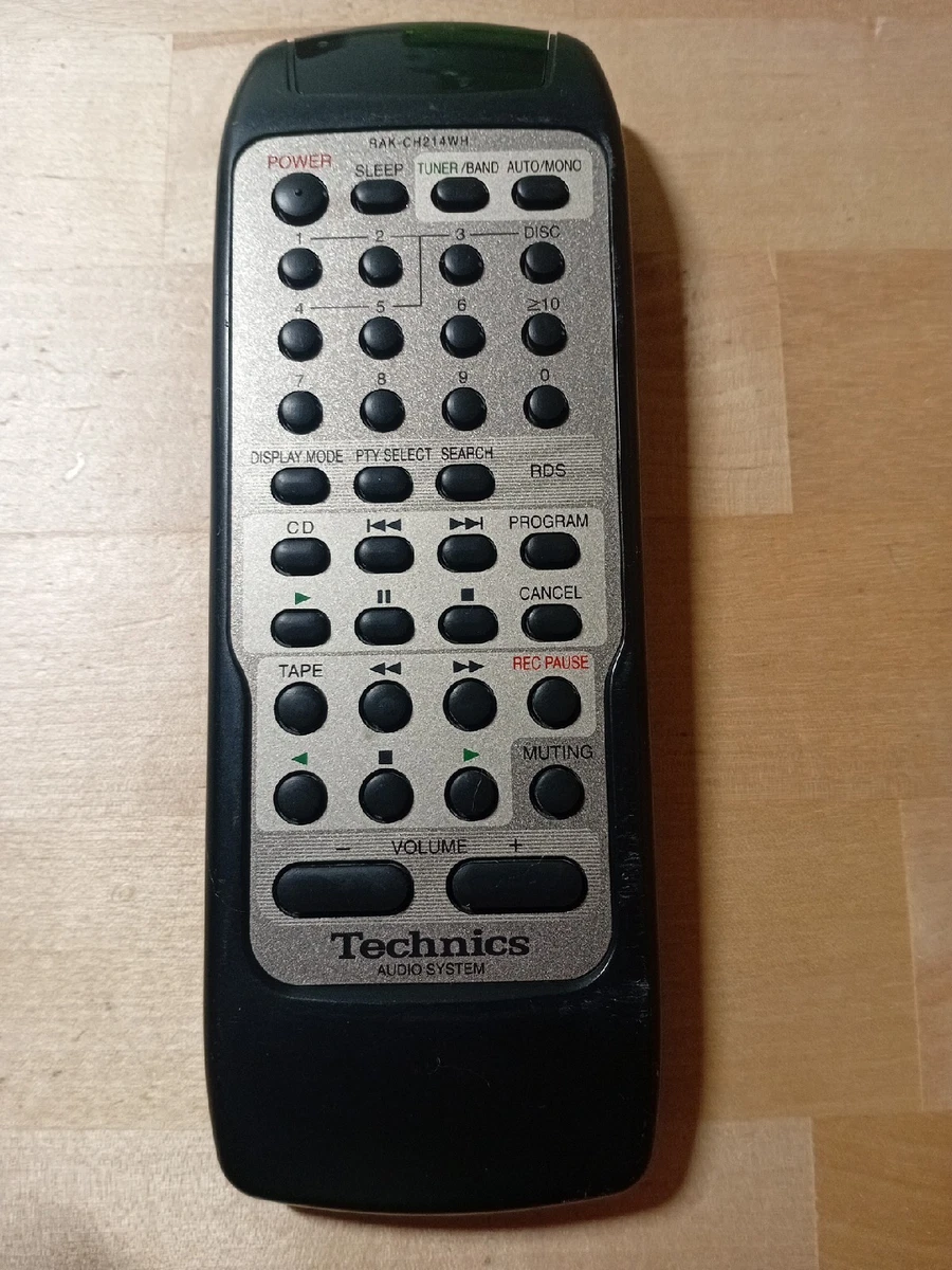 Mando a distancia original Technics RAK-CH214WH/probado #218