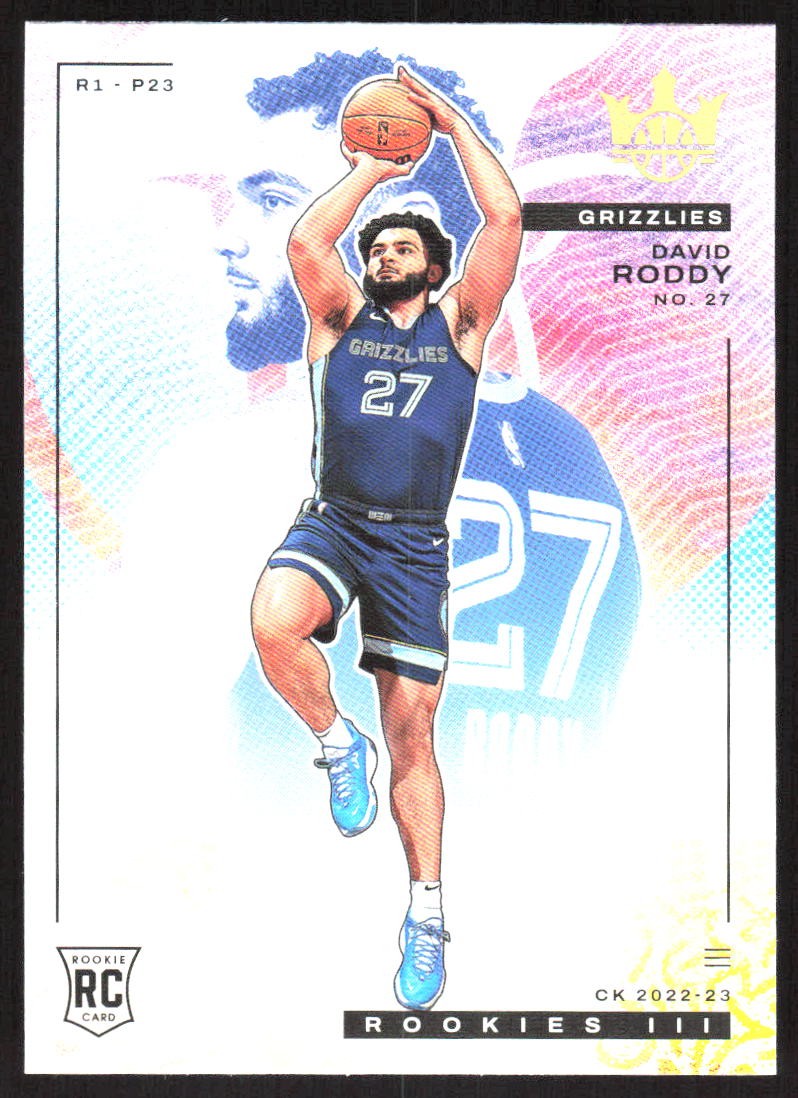 2730H 2022-23 Panini Court Kings #164 David Roddy