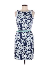 Chaps Women Blue Cocktail Dress 8